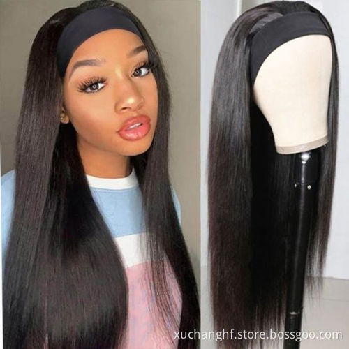 Remy Human Hair Headband Wig,Cheap headband wigs Vendor,Wholesale Headband Wig Human Hair For Black Women